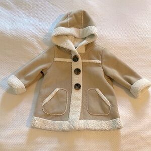 Girls’ Cozy Faux Shearling Coat 2T